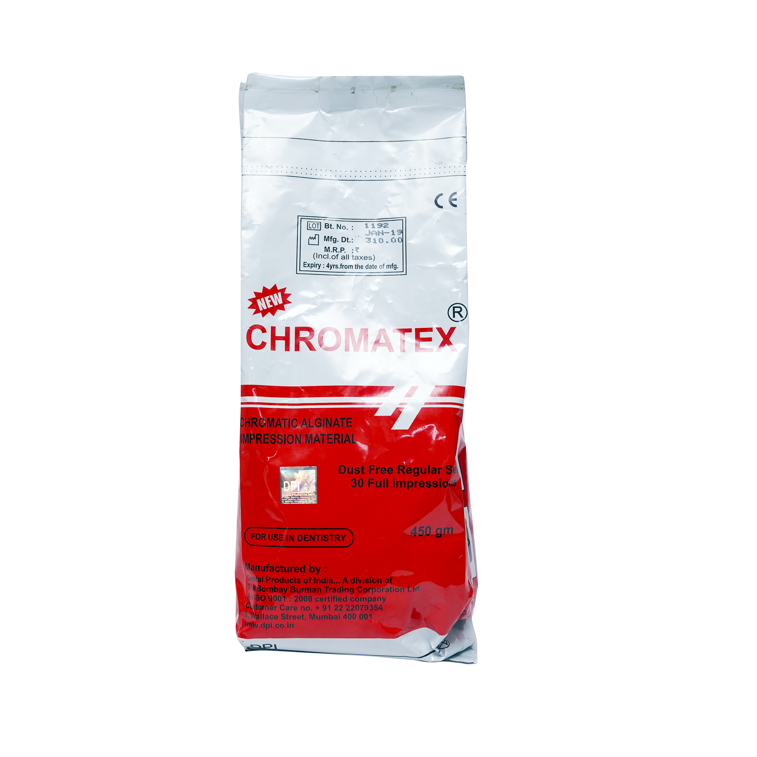 Chromatex Alginate Impression Material